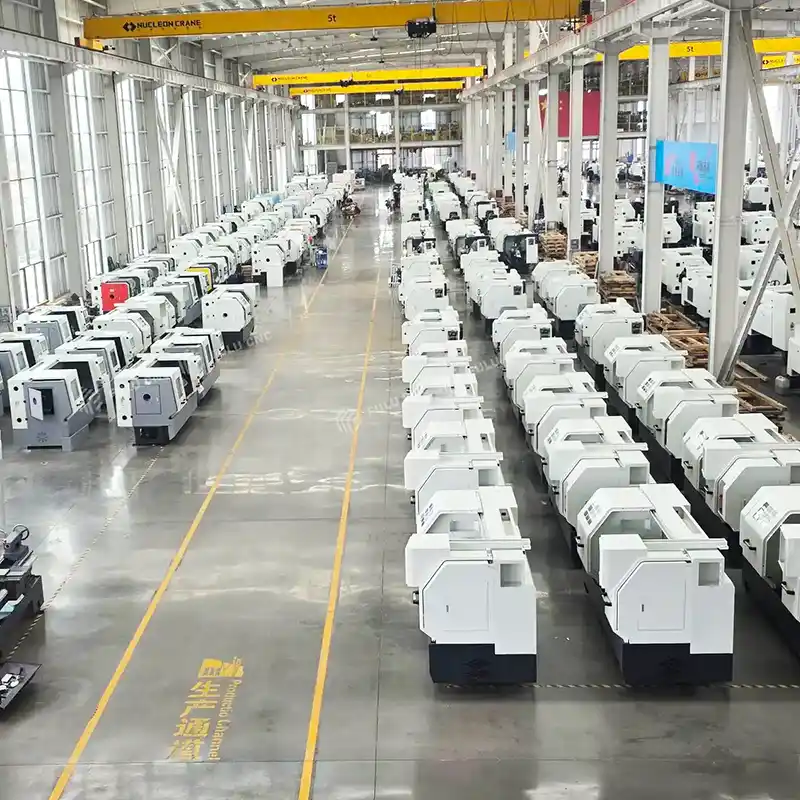 Flat Bed CNC Lathe Workshop