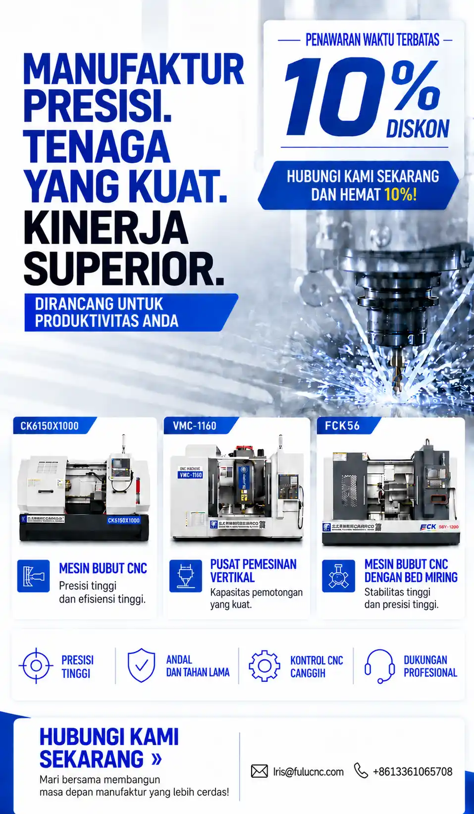 promosi peralatan cnc