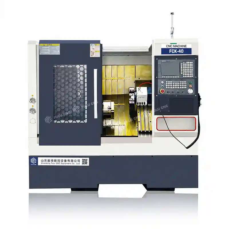 slant bed cnc lathe fck40